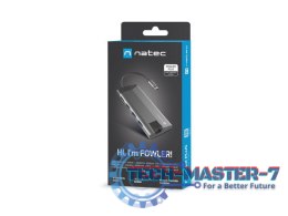 Stacja dokująca Multiport Fowler Plus USB-C PD, 3x USB 3.0, HDMI 4K, RJ45, SD, micro SD