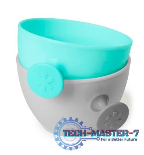 Zestaw jedzeniowy Easy-Feed Teal/Grey Zestaw jedzeniowy Easy-Feed Teal/Grey
