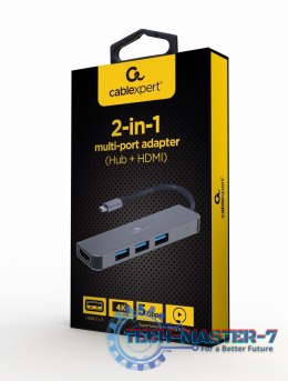 Adapter USB-C HDMI Hub 3xUSB 3.0