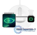 Bezprzewodowa podstawka ładująca BOOST CHARGE PRO 3w1 MagSafe biała