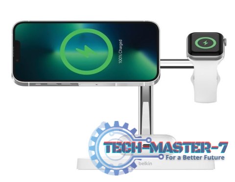Bezprzewodowa podstawka ładująca BOOST CHARGE PRO 3w1 MagSafe biała Bezprzewodowa podstawka ładująca BOOST CHARGE PRO 3w1 MagSafe biała