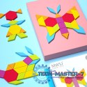 Gra układanka Motyl tangram w puszce