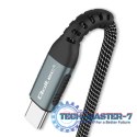 Kabel USB 2.0 typ C | USB 2.0 typ C 100W | QC 3.0| PD | 1.5m | Czarny