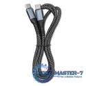 Kabel USB 2.0 typ C | USB 2.0 typ C 100W | QC 3.0| PD | 1.5m | Czarny