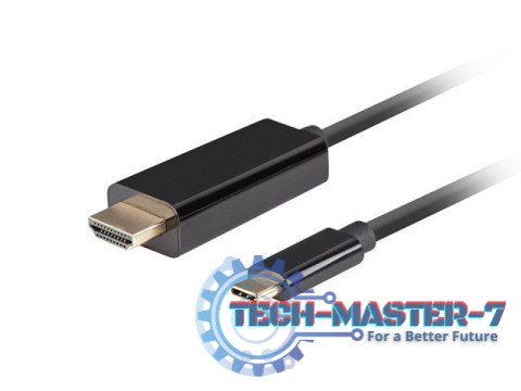 Kabel USB-C(M)->HDMI(M) 4K 60HZ 3M czarny