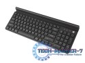 Klawiatura Felimare US bluetooth + 2.4GHz Slim, uchwyt na telefon/tablet czarna