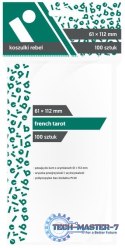 Koszulki na karty 61x112mm French Tarot 100 sztuk
