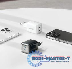 Ładowarka PowerPort III 40W 2xUSB-C Biała Ładowarka PowerPort III 40W 2xUSB-C Biała
