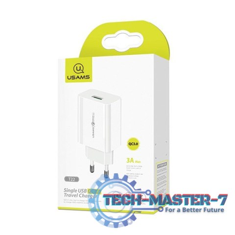 Ładowarka sieciowa T22 18W QC 3.0 kabel USB-C Ładowarka sieciowa T22 18W QC 3.0 kabel USB-C