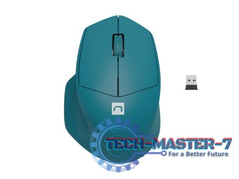 Mysz bezprzewodowa Siskin 2 1600 DPI Bluetooth 5.0 + 2.4GHz Niebieska