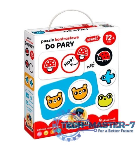 Puzzle kontrastowe - Do pary