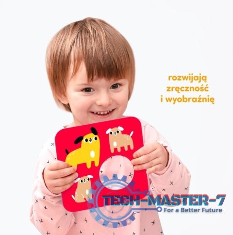 Puzzle kontrastowe - Tu pasuje Puzzle kontrastowe - Tu pasuje