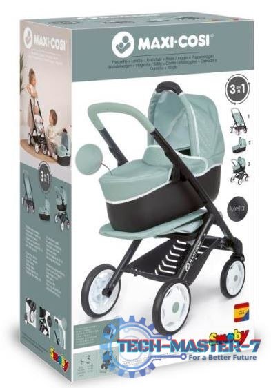 Wózek 3 w 1 zielony Maxi Cosi Quinny