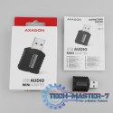ADA-10 Zewnętrzna karta dzwiękowa MINI, USB 2.0, 48kHz/16-bit stereo, USB-A
