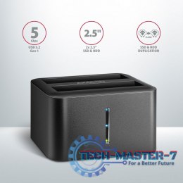 ADSA-D25 MINI stacja dokująca USB 3.2 Gen 1 - 2x SATA 6G 2.5