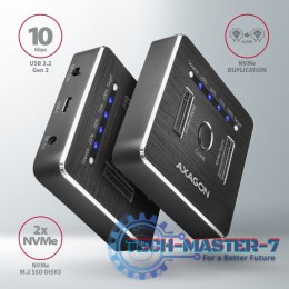 ADSA-M2C Stacja dokująca, USB-C 3.2 Gen 2 - 2x M.2 NVMe SSD CLONE MASTER
