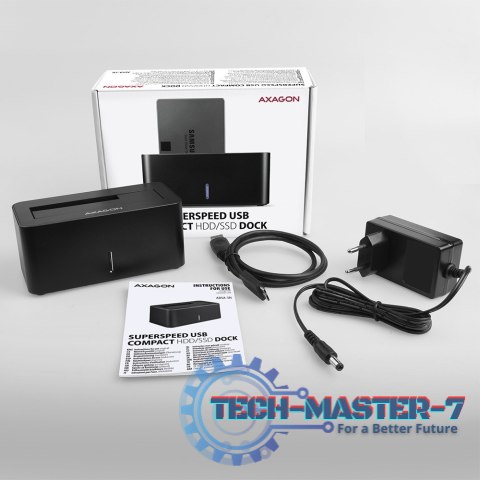 ADSA-SN Stacja dokująca, USB 3.2 Gen 1 - 1x SATA 6G 2.5"/3.5" SSD/HDD ADSA-SN Stacja dokująca, USB 3.2 Gen 1 - 1x SATA 6G 2.5"/3.5" SSD/HDD
