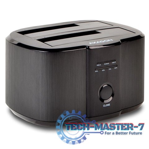 ADSA-ST Stacja dokująca, USB 3.2 Gen 1 - 2x SATA 6G 2.5"/3.5" SSD/HDD CLONE DUAL