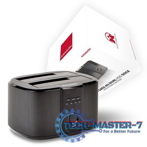 ADSA-ST Stacja dokująca, USB 3.2 Gen 1 - 2x SATA 6G 2.5"/3.5" SSD/HDD CLONE DUAL ADSA-ST Stacja dokująca, USB 3.2 Gen 1 - 2x SATA 6G 2.5"/3.5" SSD/HDD CLONE DUAL