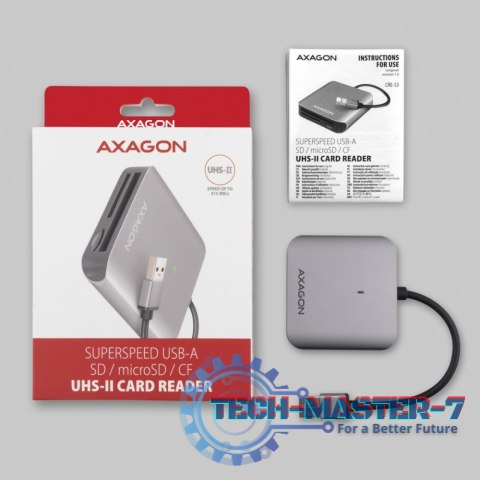 CRE-S3 Czytnik zewnętrzny kart USB-A 3. 2 GEN 1, 3-slot lun SD/microSD/CF, obsługa UHS-II CRE-S3 Czytnik zewnętrzny kart USB-A 3. 2 GEN 1, 3-slot lun SD/microSD/CF, obsługa UHS-II