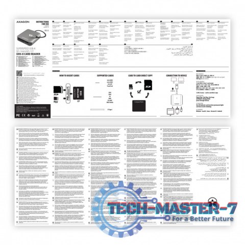 CRE-S3 Czytnik zewnętrzny kart USB-A 3. 2 GEN 1, 3-slot lun SD/microSD/CF, obsługa UHS-II CRE-S3 Czytnik zewnętrzny kart USB-A 3. 2 GEN 1, 3-slot lun SD/microSD/CF, obsługa UHS-II