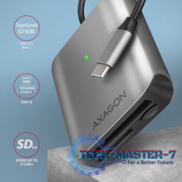 CRE-S3C Czytnik zewnętrzny kart USB-C 3.2 GEN 1, 3-slot & lun SD/microSD/CF, obsługa UHS-II