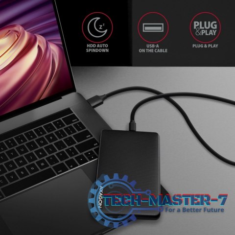 EE25-SLC Obudowa zewnętrzna plastikowa, bezśrubowa, USB-C 3.2 GEN 1 SATA 6G 2.5", czarna EE25-SLC Obudowa zewnętrzna plastikowa, bezśrubowa, USB-C 3.2 GEN 1 SATA 6G 2.5", czarna