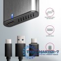 EEM2-SG2 Obudowa zewnętrzna aluminiowa bezśrubowa USB-C 3.2 Gen 2 M.2 NVMe & SATA SSD + USB-A - USB-C redukcja