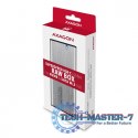 EEM2-SG2 Obudowa zewnętrzna aluminiowa bezśrubowa USB-C 3.2 Gen 2 M.2 NVMe & SATA SSD + USB-A - USB-C redukcja