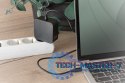 Ładowarka sieciowa zasilacz 1x USB-C PD 3.0 max. 65W zintegrowany kabel 1,2m Czarna