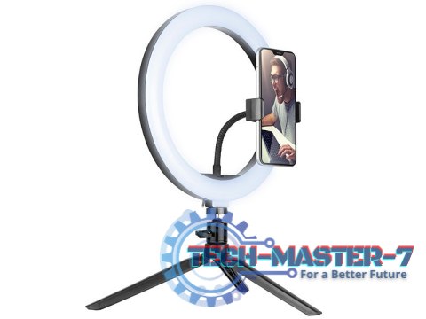 Lampa pierścieniowa Ring 26 cm z mini statywem Lampa pierścieniowa Ring 26 cm z mini statywem