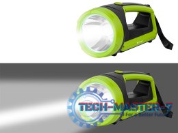 Latarka szperacz 3600 mAh zielona z power bankiem