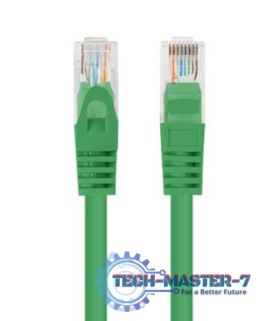 Patchcord kat.5e UTP 1.5m zielony 10-pak PCU5-20CC-01