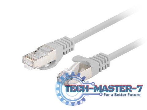 Patchcord kat.6 FTP 0.25M 10-pack fluke passed szary