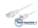 Patchcord kat.6 FTP 0.5M 10-pack fluke passed biały