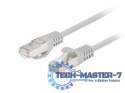 Patchcord kat.6 FTP 0.5M 10-pack fluke passed szary
