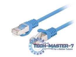 Patchcord kat.6 FTP 1M 10-pack fluke passed niebieski