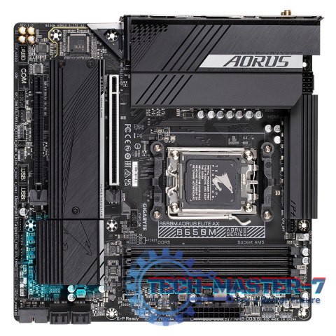 Płyta główna B650M AORUS ELITE AX AM5 4DDR5 HDMI/DP mATX Płyta główna B650M AORUS ELITE AX AM5 4DDR5 HDMI/DP mATX