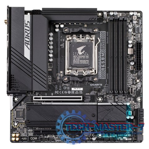 Płyta główna B650M AORUS ELITE AX AM5 4DDR5 HDMI/DP mATX Płyta główna B650M AORUS ELITE AX AM5 4DDR5 HDMI/DP mATX
