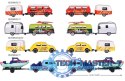 Pojazd Majorette Volkswagen z przyczepką 4 rodzaje