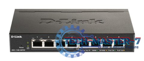 Przełącznik Smart DGS-1100-08PV2 8xGE PoE
