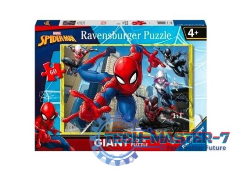 Puzzle 60 elementów Giant Spiderman