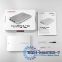 RSS-M2SD Wewnętrzna obudowa 2.5" z interfejsem SATA do dysków SSD M.2 SATA, srebrny