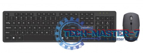 Zestaw bezprzewodowy klawiatura + mysz MAXIM 2,4GHz, zasięg 10m nano odbiornik USB 104 klawisze QWERTY Zestaw bezprzewodowy klawiatura + mysz MAXIM 2,4GHz, zasięg 10m nano odbiornik USB 104 klawisze QWERTY