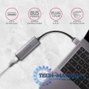 ADE-25R Karta sieciowa 2.5 Gigabit Ethernet, Realtek 8156, USB-A 3.2 Gen 1, automatyczna instalacja, szara