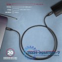 BUCM32-CM10AB Kabel USB-C - USB-C 3.2 Gen 2, 1m, PD 100W, 5A, 4K HD, ALU, oplot, czarny