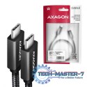 BUCM32-CM20AB Kabel USB-C - USB-C 3.2 Gen 2, 2m, PD 100W, 5A, 4K HD, ALU, oplot, czarny