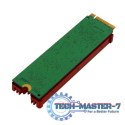 CLR-M2 Chłodnica do dysku aluminiowa pasywna M.2 2280 SSD, silikonowe podkładki termiczne, wysokość 12mm