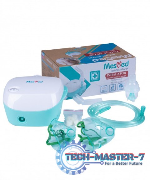Inhalator pneumatyczno-tłokowy nebulizator kompresorowy MM-506 Szafir Inhalator pneumatyczno-tłokowy nebulizator kompresorowy MM-506 Szafir