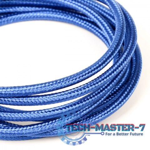 Kabel USB-USB C 1.5m niebieski sznurek premium Kabel USB-USB C 1.5m niebieski sznurek premium